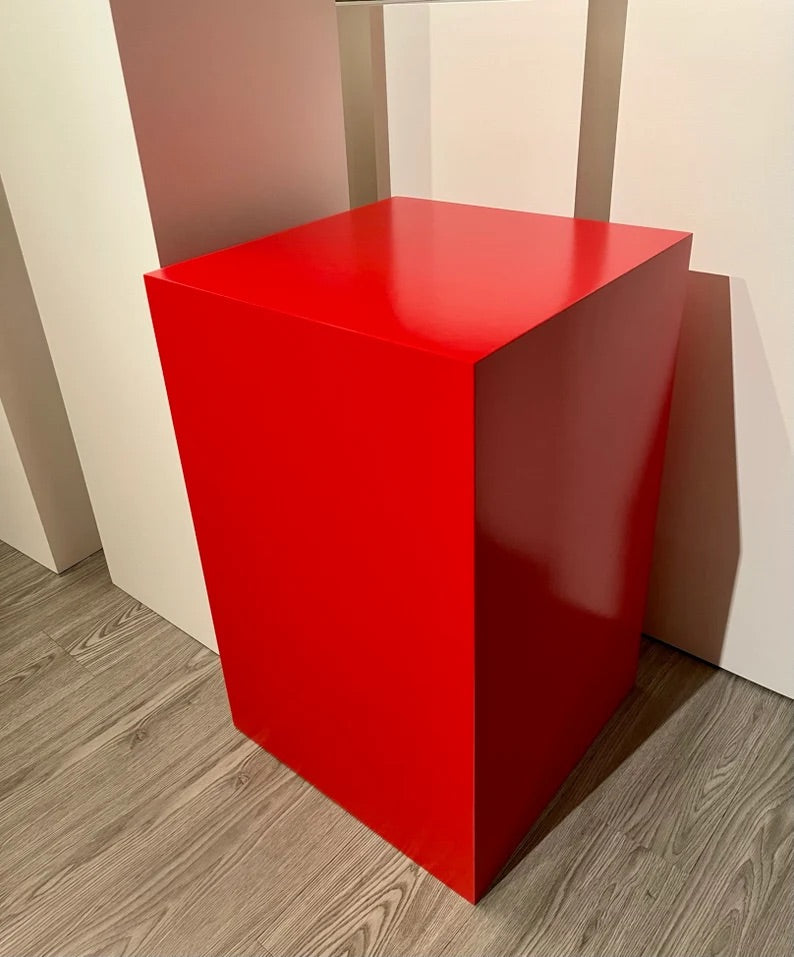 10x10x32"H - Art display pedestal, stand, plinth, column, weddings & photography - Heavy duty 200lbs capacity | Shipping via FedEx Included