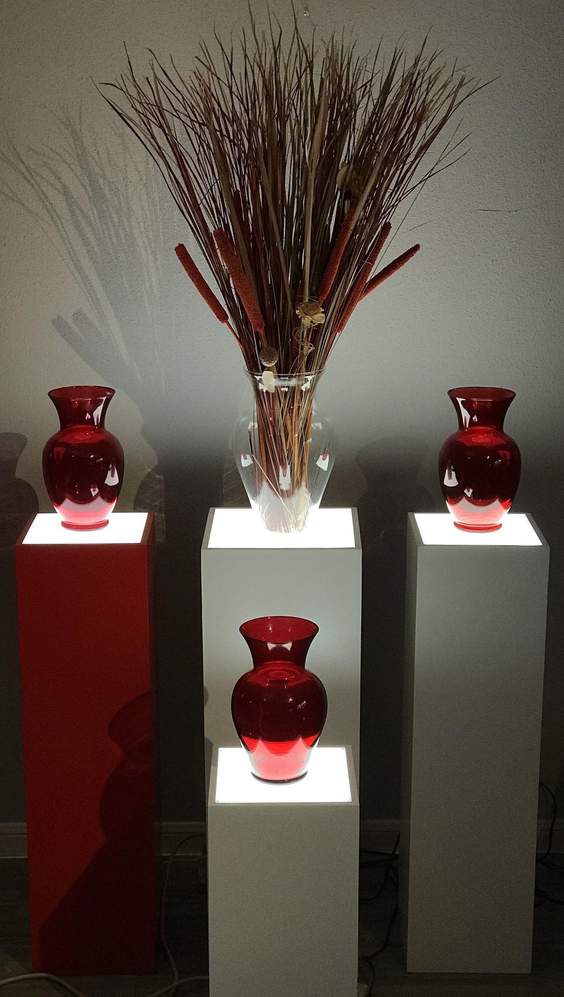 Lighted Pedestal with Dimming - 12x12x36"H