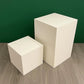 12", 14" or 16" Heavy Duty Display Posing Cube Pedestal Stand Riser Pillar Column in White - 200 lb. capacity