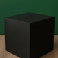 12", 14" or 16" Heavy Duty Display Posing Cube Pedestal Stand Riser Pillar Column in Black - 200 lb. capacity