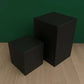 12", 14" or 16" Heavy Duty Display Posing Cube Pedestal Stand Riser Pillar Column in Black - 200 lb. capacity