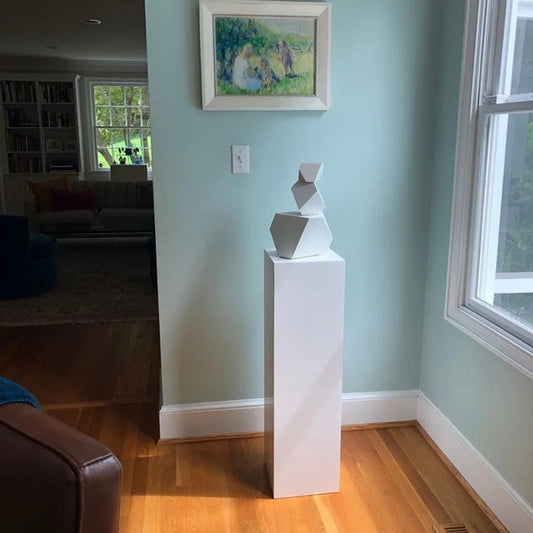 10x10x32"H - Art display pedestal, stand, plinth, column, weddings & photography  - Heavy duty 200lbs capacity | Shipping via FedEx Included