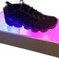 Pedestal, Table top and lighted - 20x7.5x6.5”H - Dual RGB LED WiFi bulbs pre-installed - handmade, Art Display Pedestal